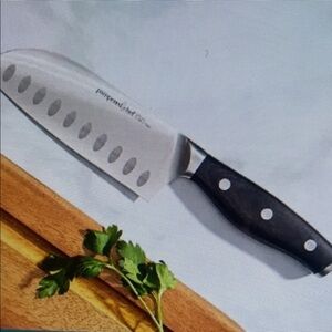Professional Chef's Knife with Black Handle